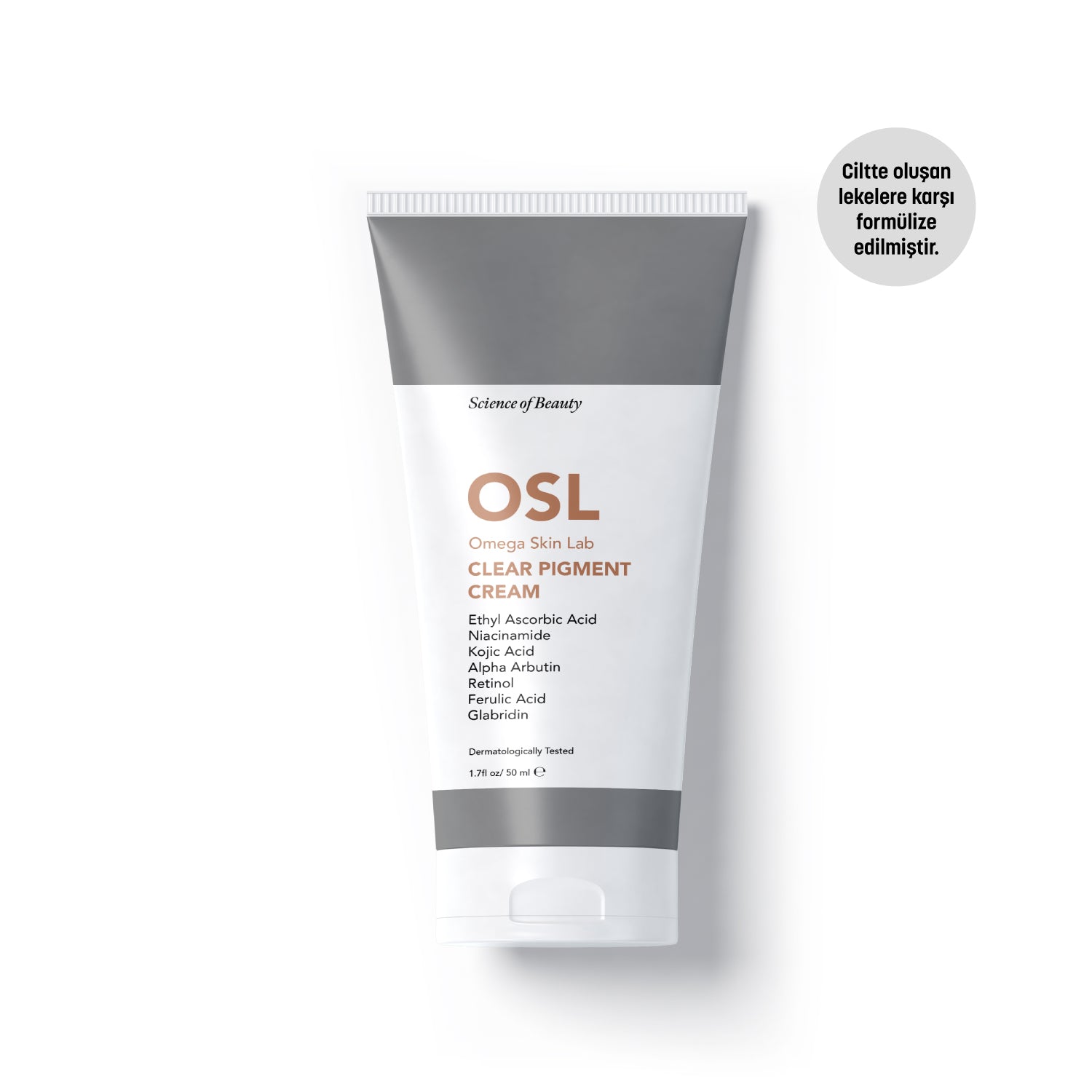 Clear Pigment Cream 50ml (Leke Kremi) – Omega Skin Lab