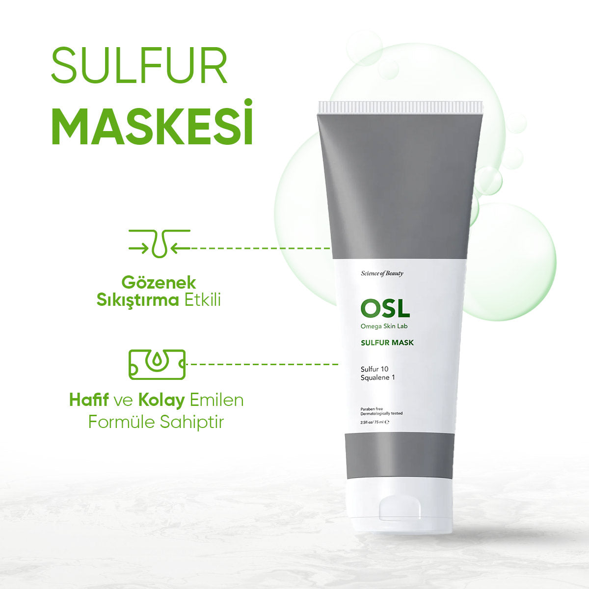 Sulfur Mask 75ml (Kükürt Maskesi)